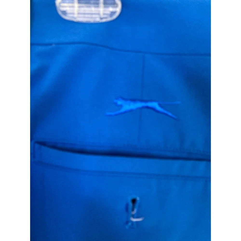 Slazenger Mens‎ Royal Blue Golf Pants Stretch Performance Trousers W38 L30